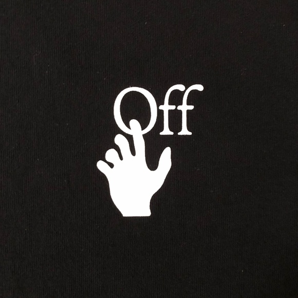 *NWT* Off-White - Virgil Abloh XL “Cut Here” Screened/Embroidered LS T-Shirt - Picture 9 of 9